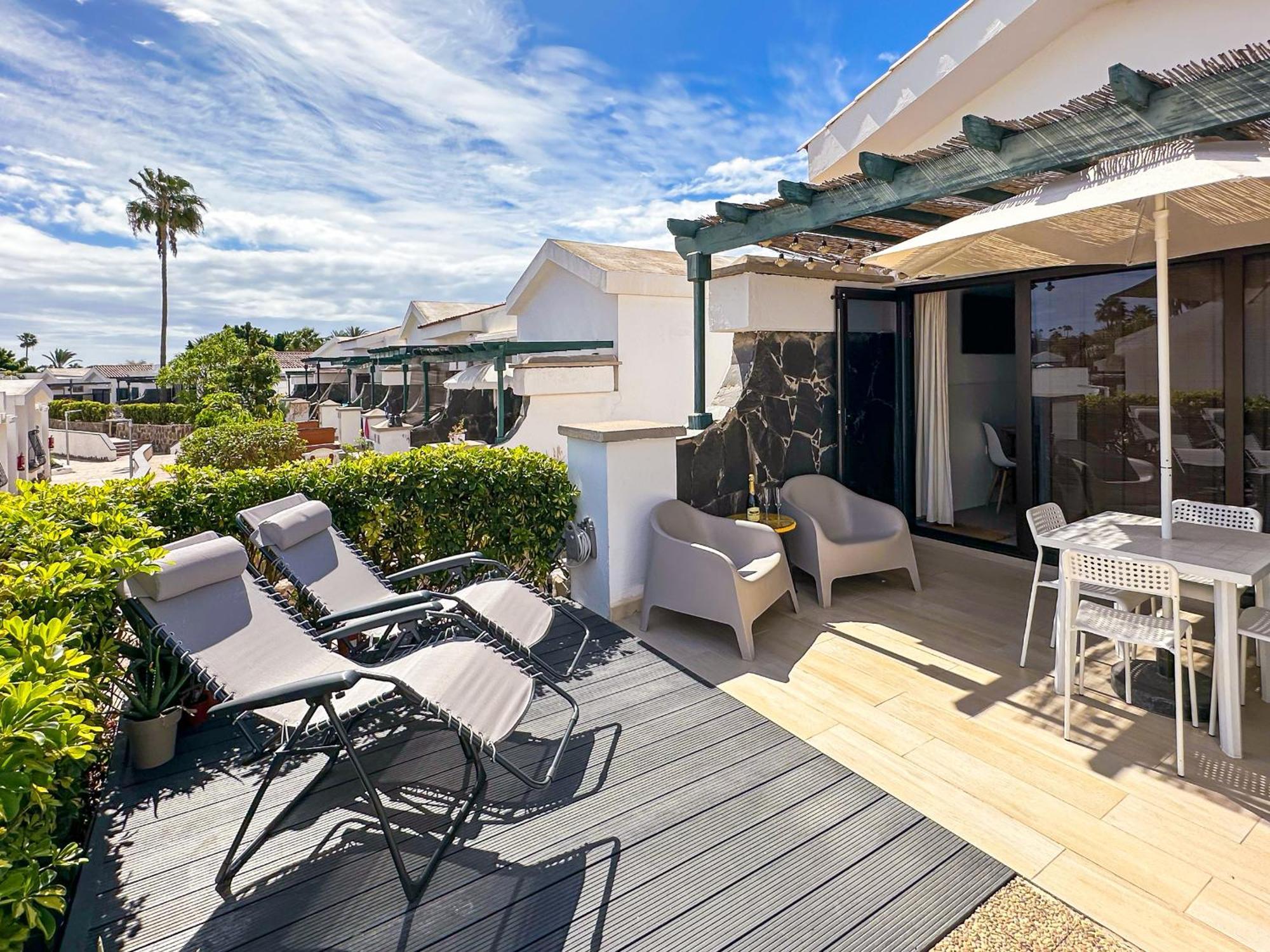 Relaxing Retreat In Maspalomas Lago - Fully Renovated Bungalow 외부 사진